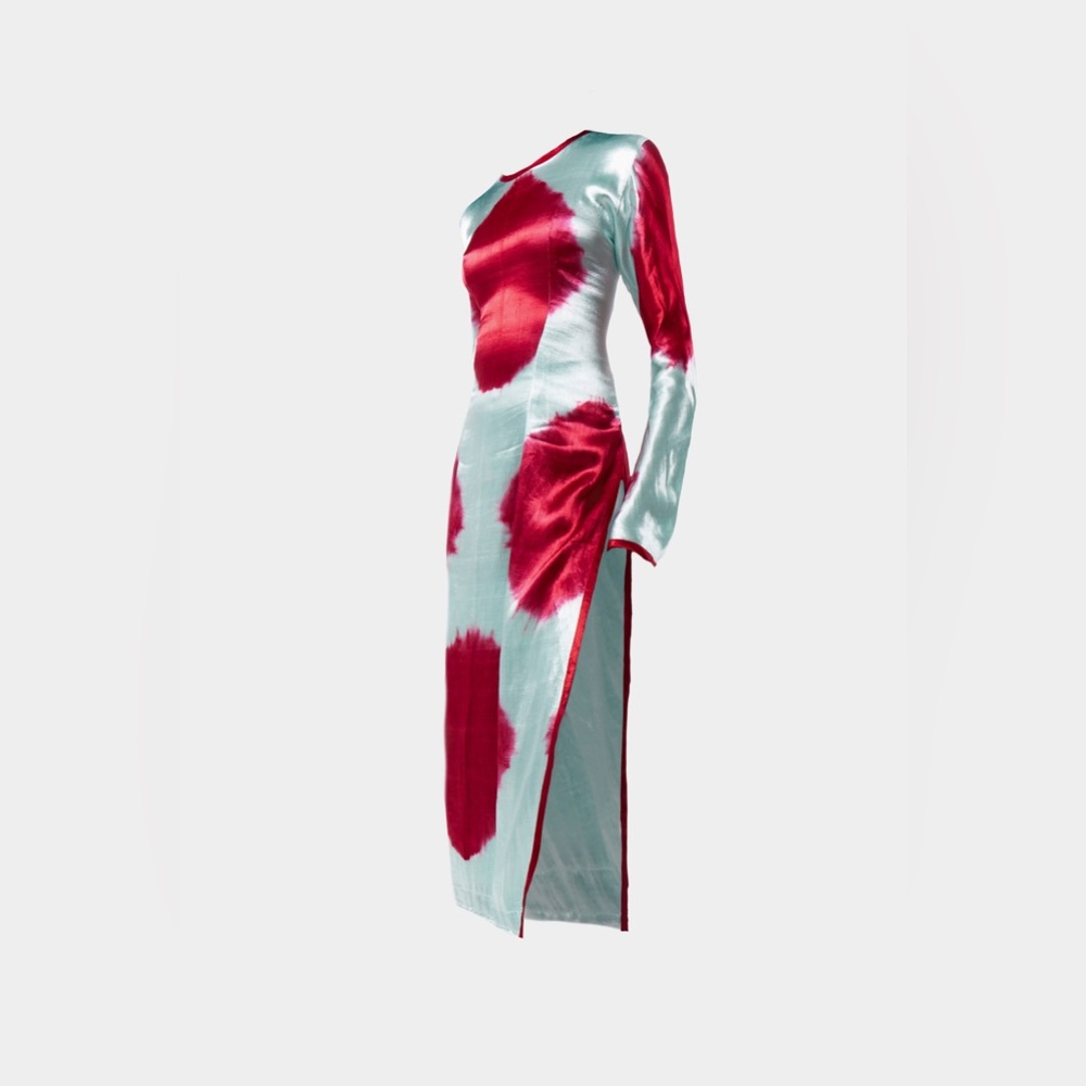 TIGRA TIGRA - SILK MASHROO HIGH KICK DRESS